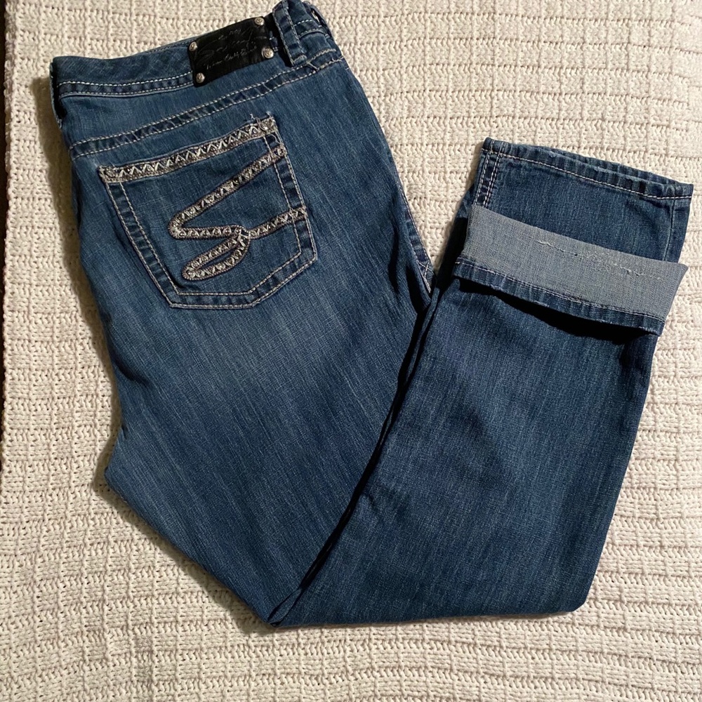 Seven7 Luxe plus size 22 straight leg jeans